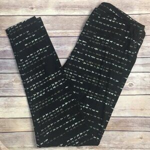 NWT LulaRoe TC Leggings Arrow Black Unicorn Rare HTF Women Tall Curvy NEW LLR